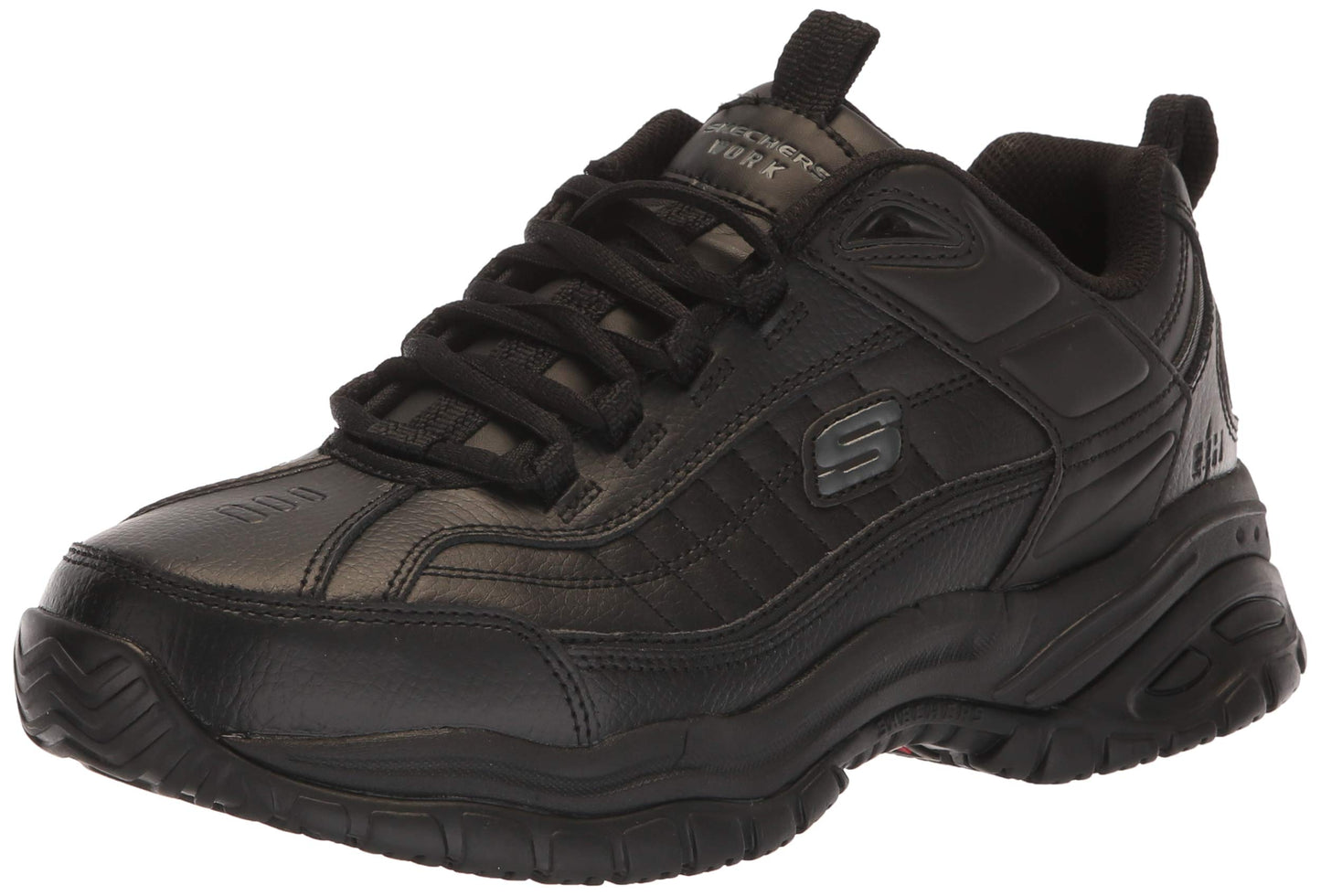 Skechers for Work Men's Soft Stride Galley, Black, 11.5 D(M) US