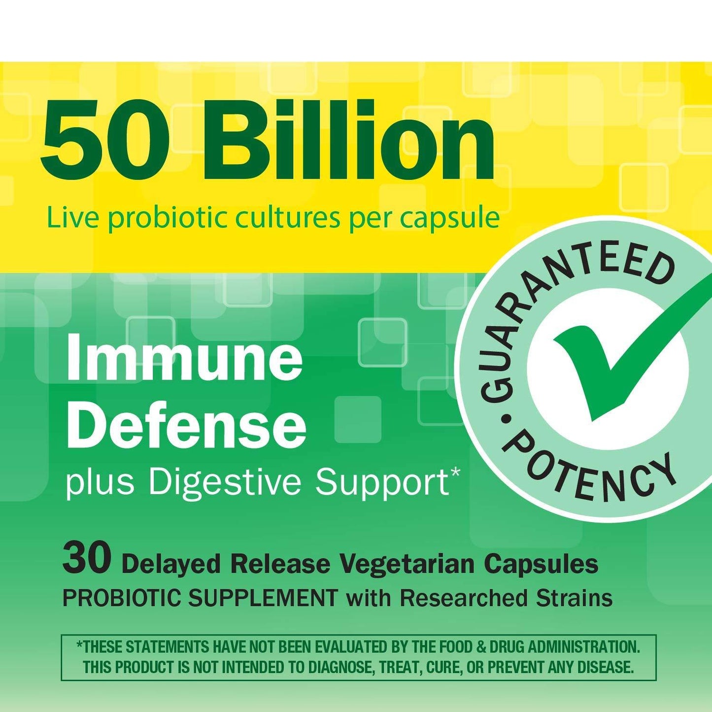 Nature's Way Primadophilus Optima Probiotic Immune Defense 30 Capsules 3-Pack 90