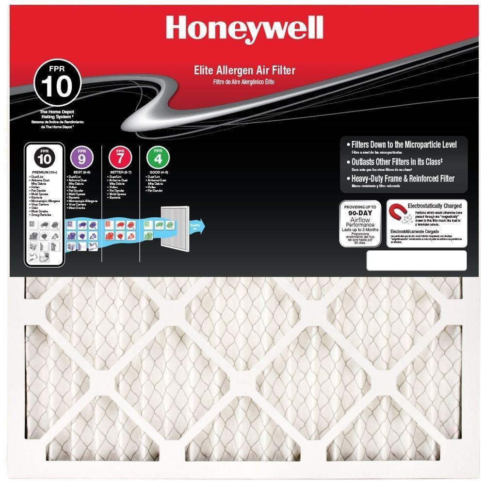 PACK OF 11 Honeywell 12 in. x 24 in. x 1 in. Superior Allergen Pleated Air Fil..