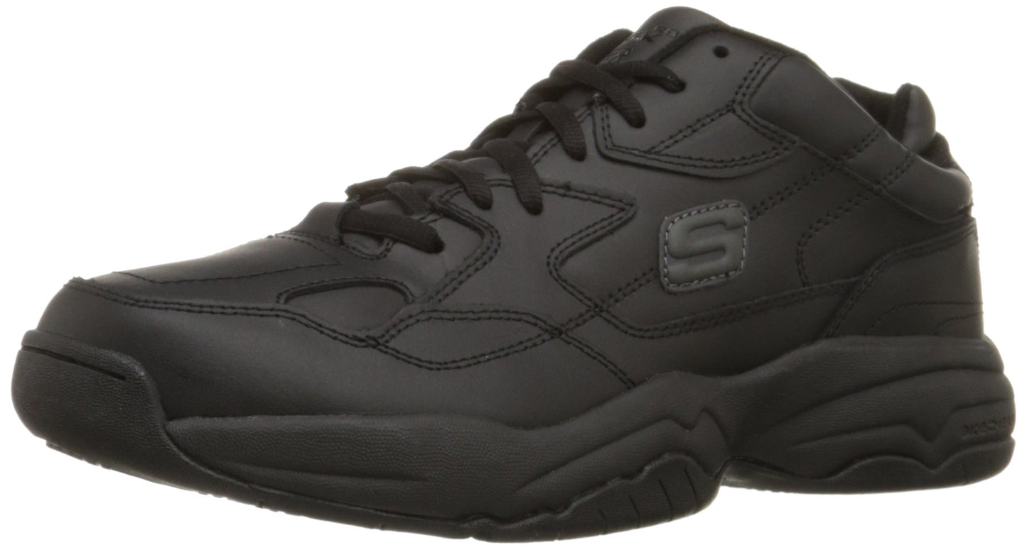 Skechers for Work Men's Keystone Sneaker,Black,7 M US