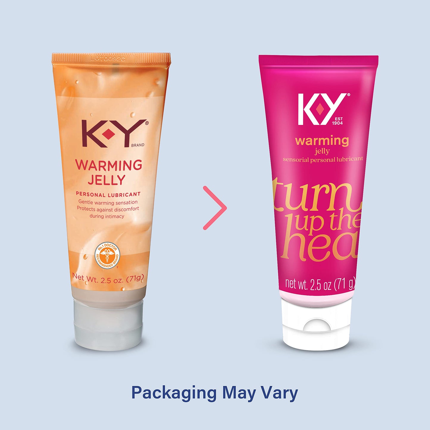 K-Y Warming Liquid Personal Lube , 2.5 oz. (Pack of 2) EXP 2/2023