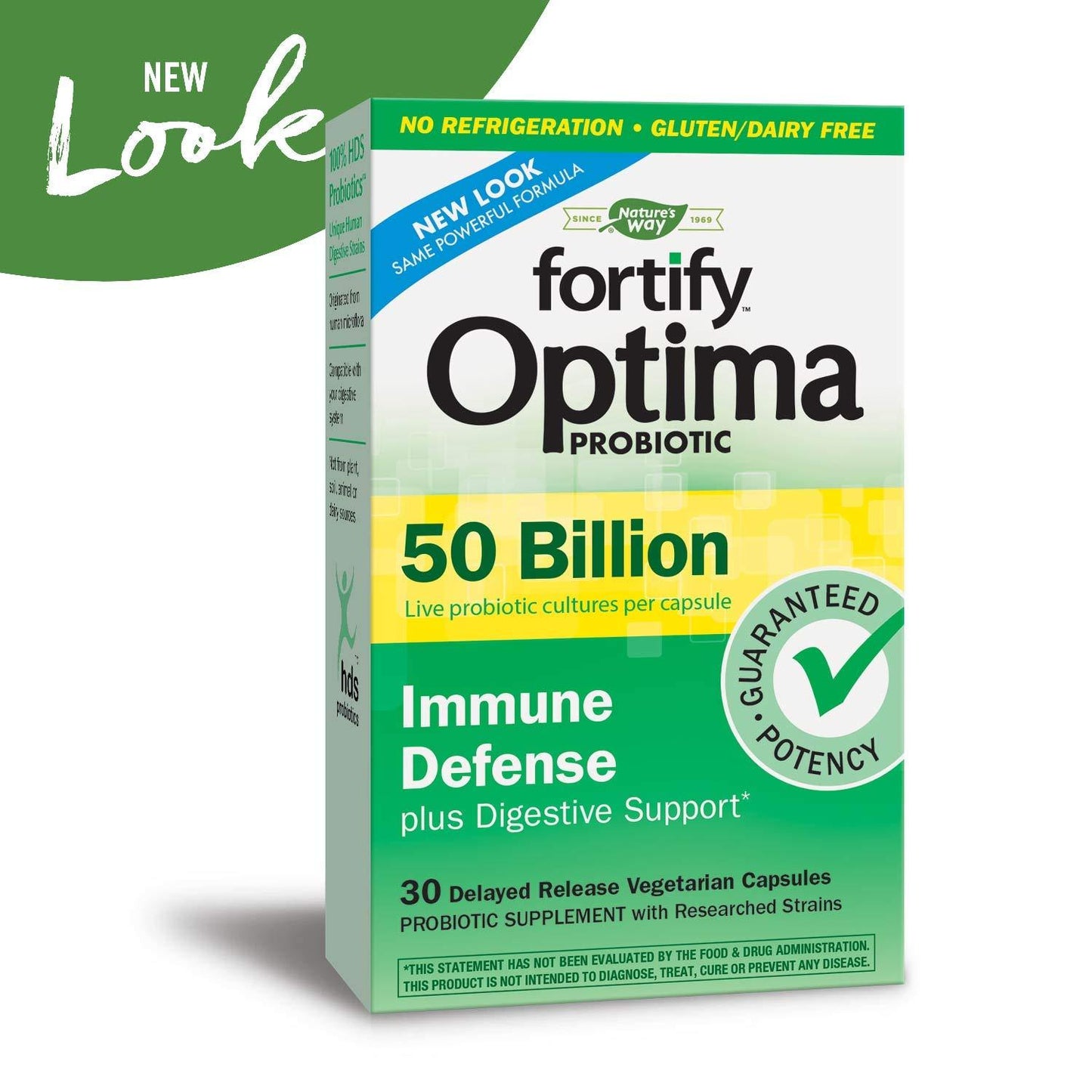 Nature's Way Primadophilus Optima Probiotic Immune Defense 30 Capsules 3-Pack 90