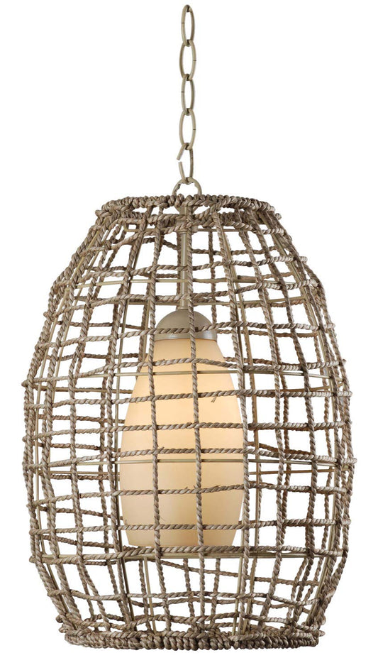 Kenroy Home 93316TN Sea Grass 1-Light Pendant Fixtures