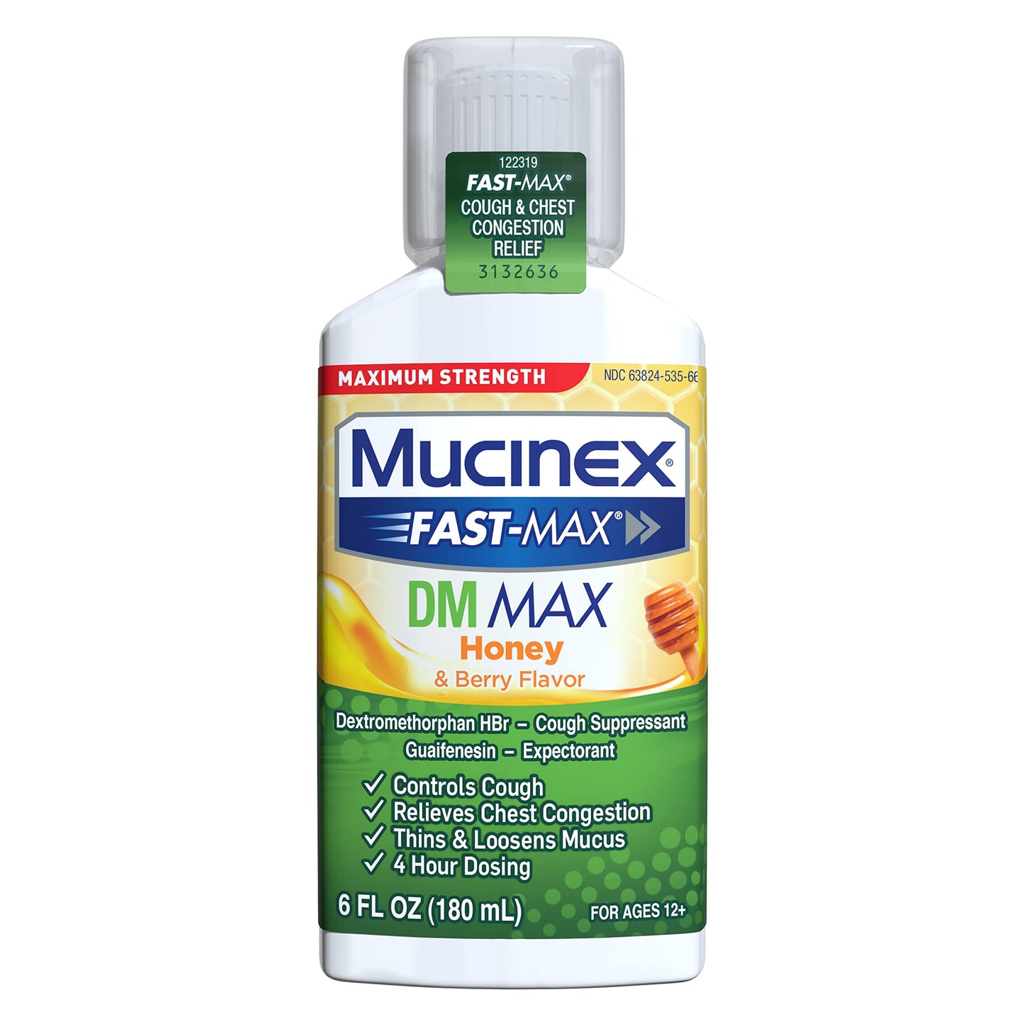 Municex Fast-Max Honey & Berry Flavor (6 Oz) Expires June 2024