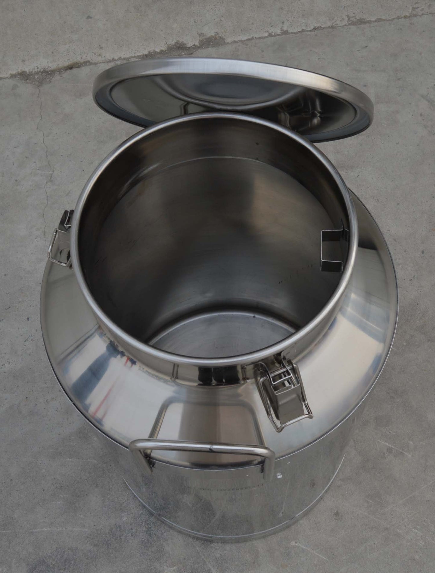 Intbuying Stainless Steel Milk/Wine/Beer/Maple Syrup Pail/Can/Bucket with Lid ..