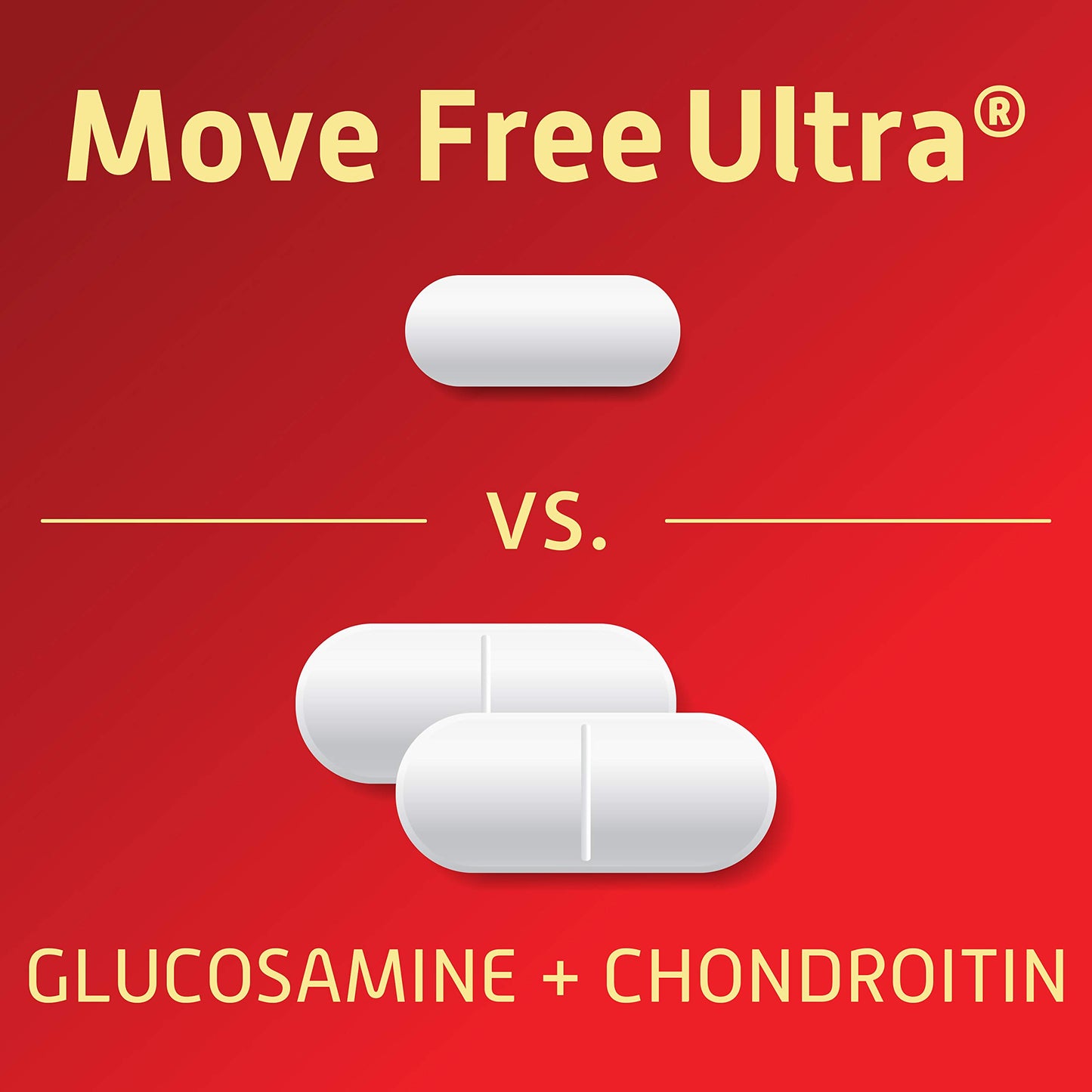 Move Free Ultra Triple Action, 60ct (2x30ct Twin Pack) - Joint Health Suppleme..