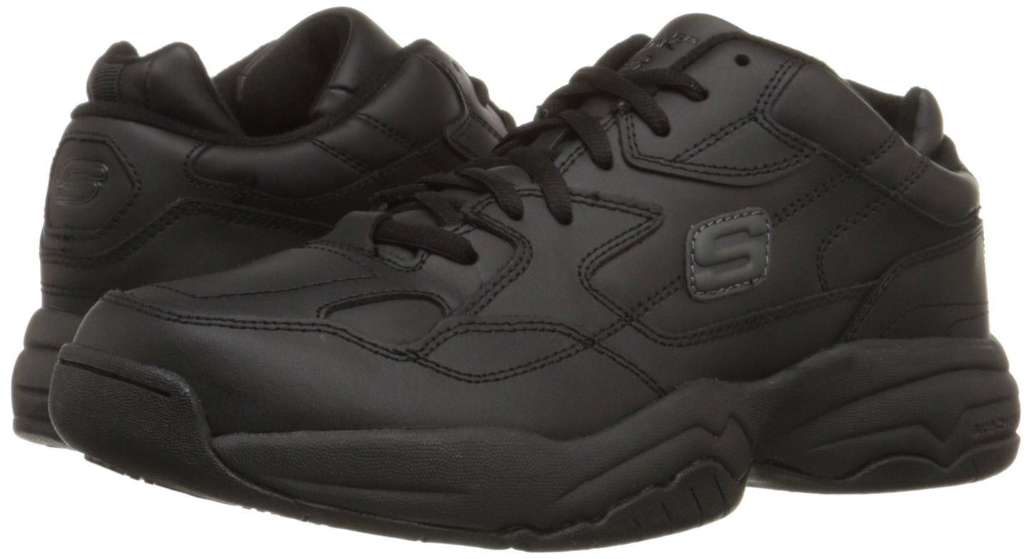 Skechers for Work Men's Keystone Sneaker,Black,7 M US