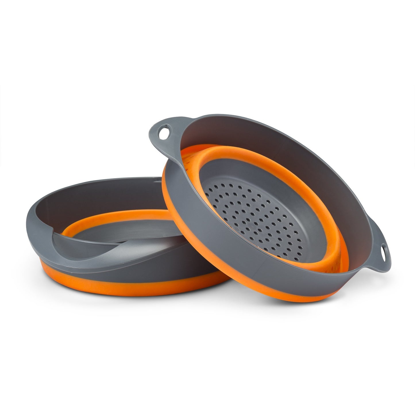 Kitchen Maestro, Collapsible Silicone Strainer and Mixing Bowl Set. Includes 9..