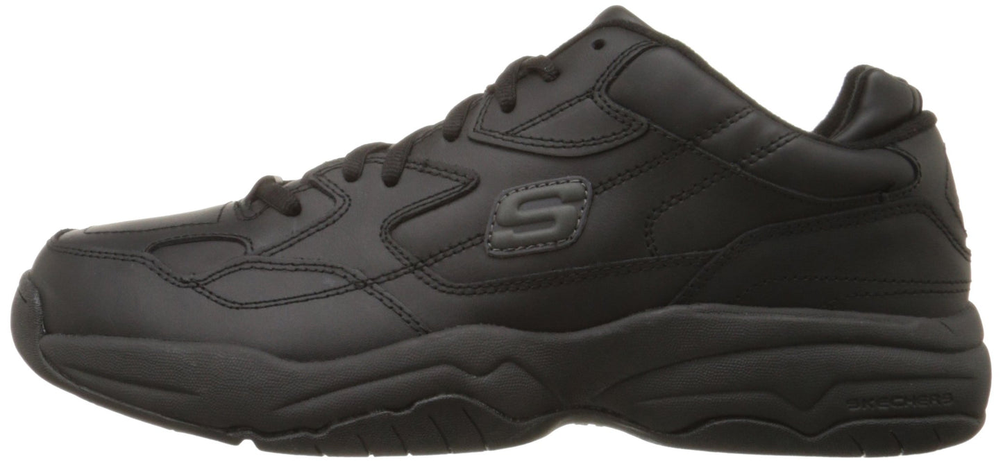 Skechers for Work Men's Keystone Sneaker,Black,7 M US