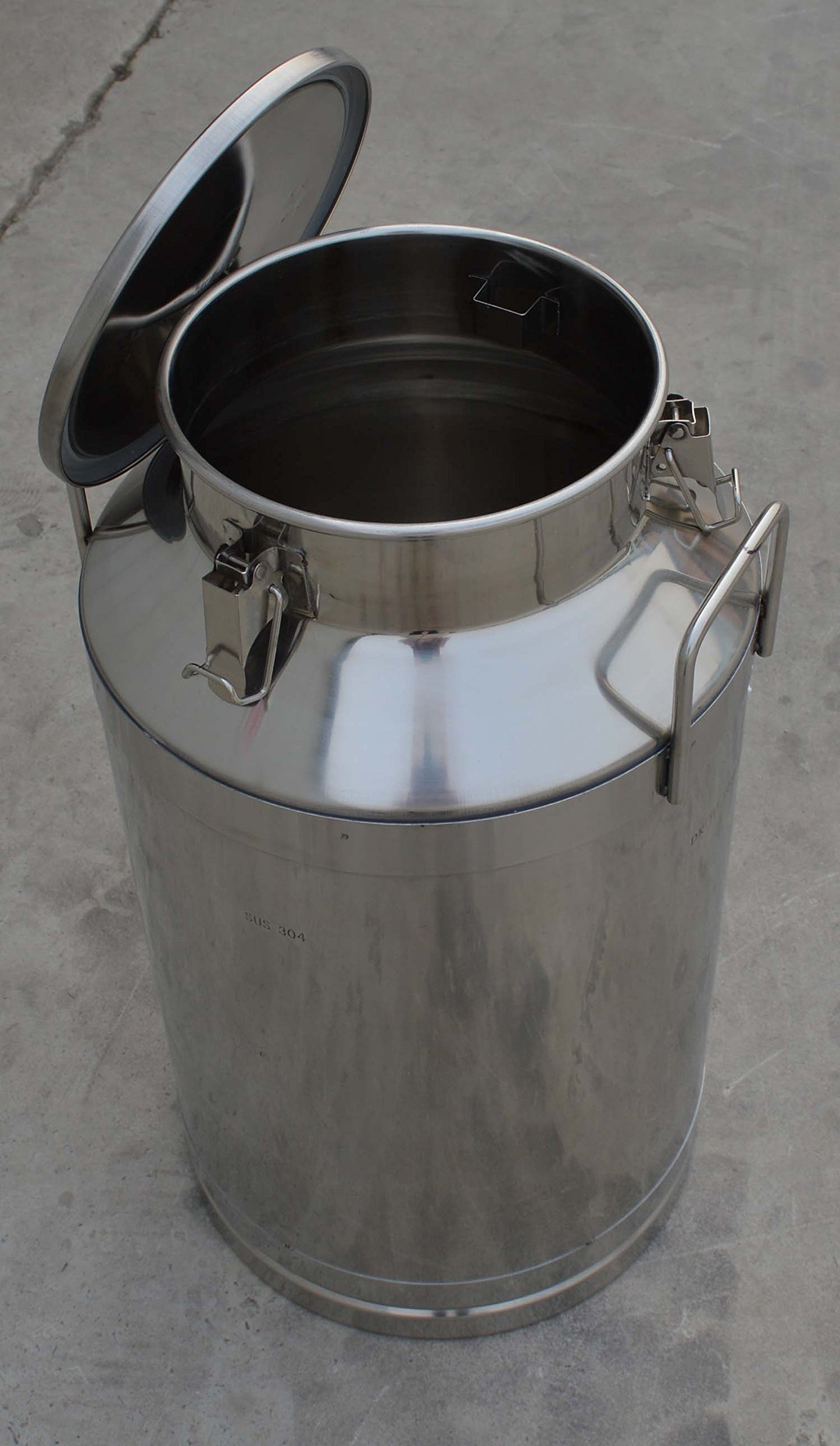 Intbuying Stainless Steel Milk/Wine/Beer/Maple Syrup Pail/Can/Bucket with Lid ..