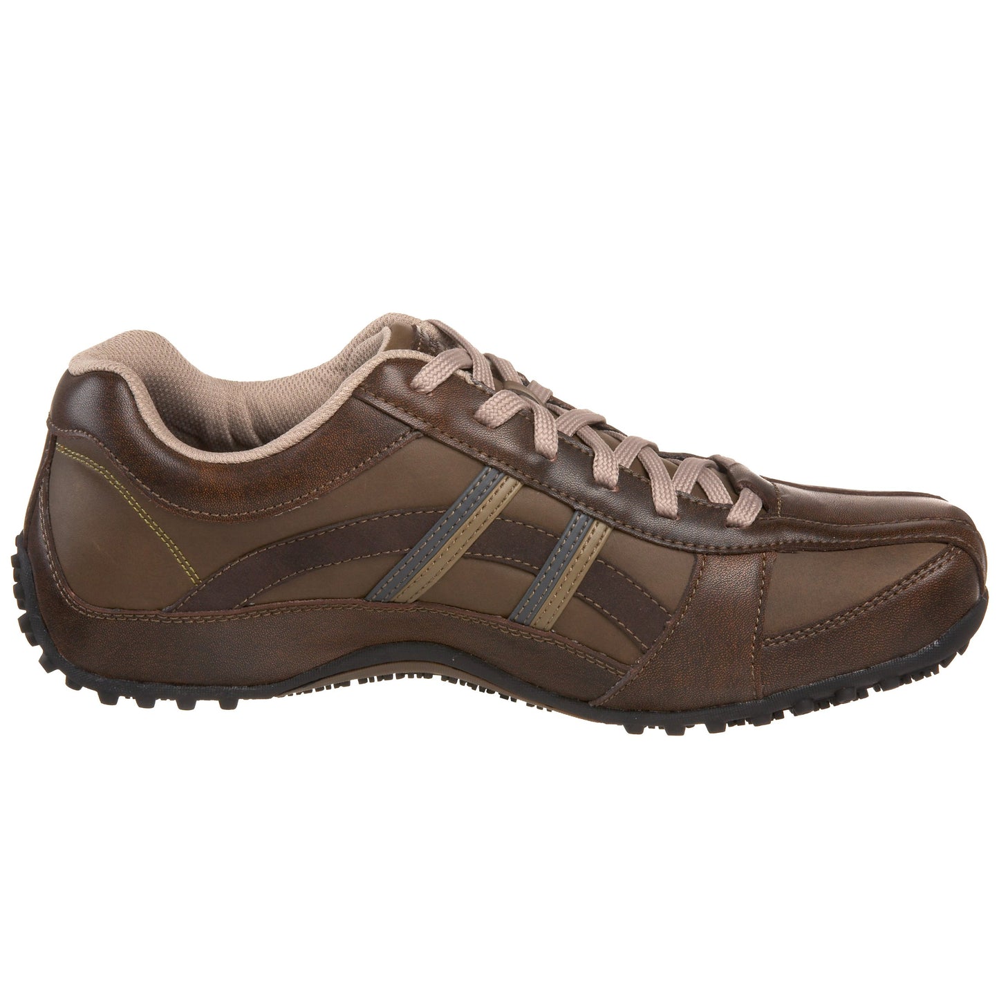 Skechers for Work Men's Systemic Lace Up,Brown,11 XW US