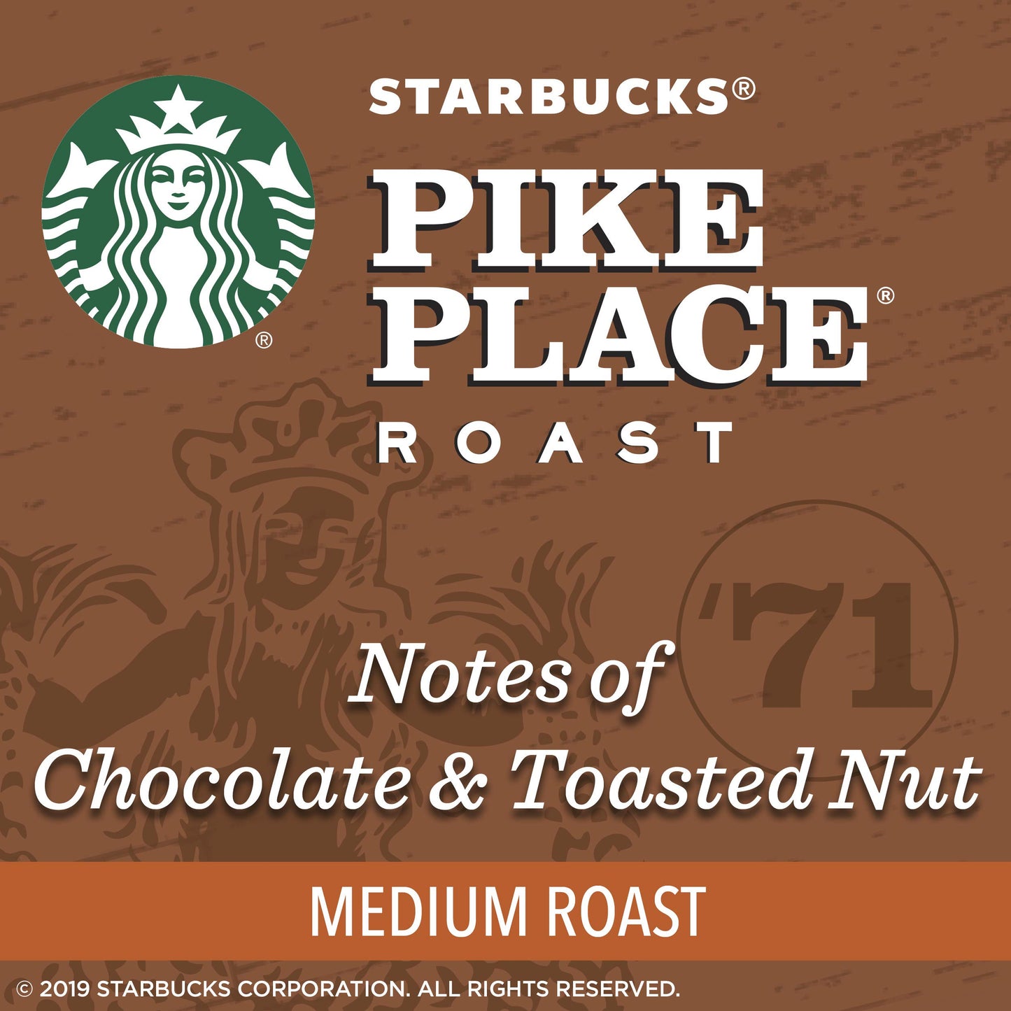 Starbucks Pike Place Roast Medium Roast Coffee Keurig BB November 2019