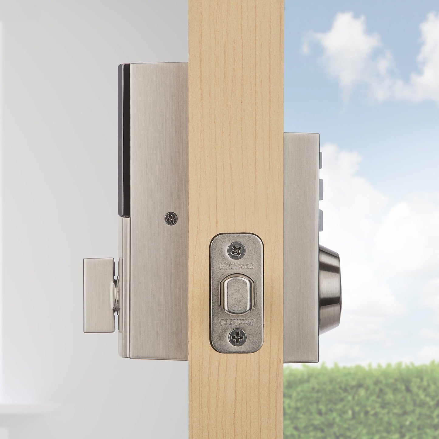 Kwikset Smartcode 913 Contemporary Electronic Deadbolt Featuring Smartkey In Venetian Bronze