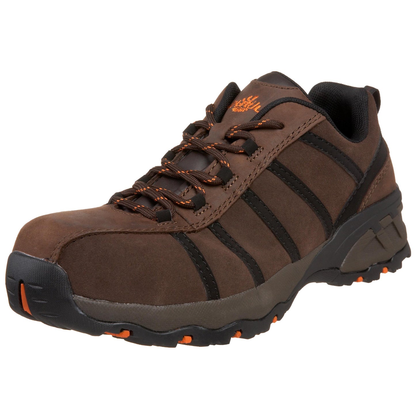 Nautilus 1708 Comp Toe No Exposed Metal EH Athletic Shoe,Black/Brown,11 W US