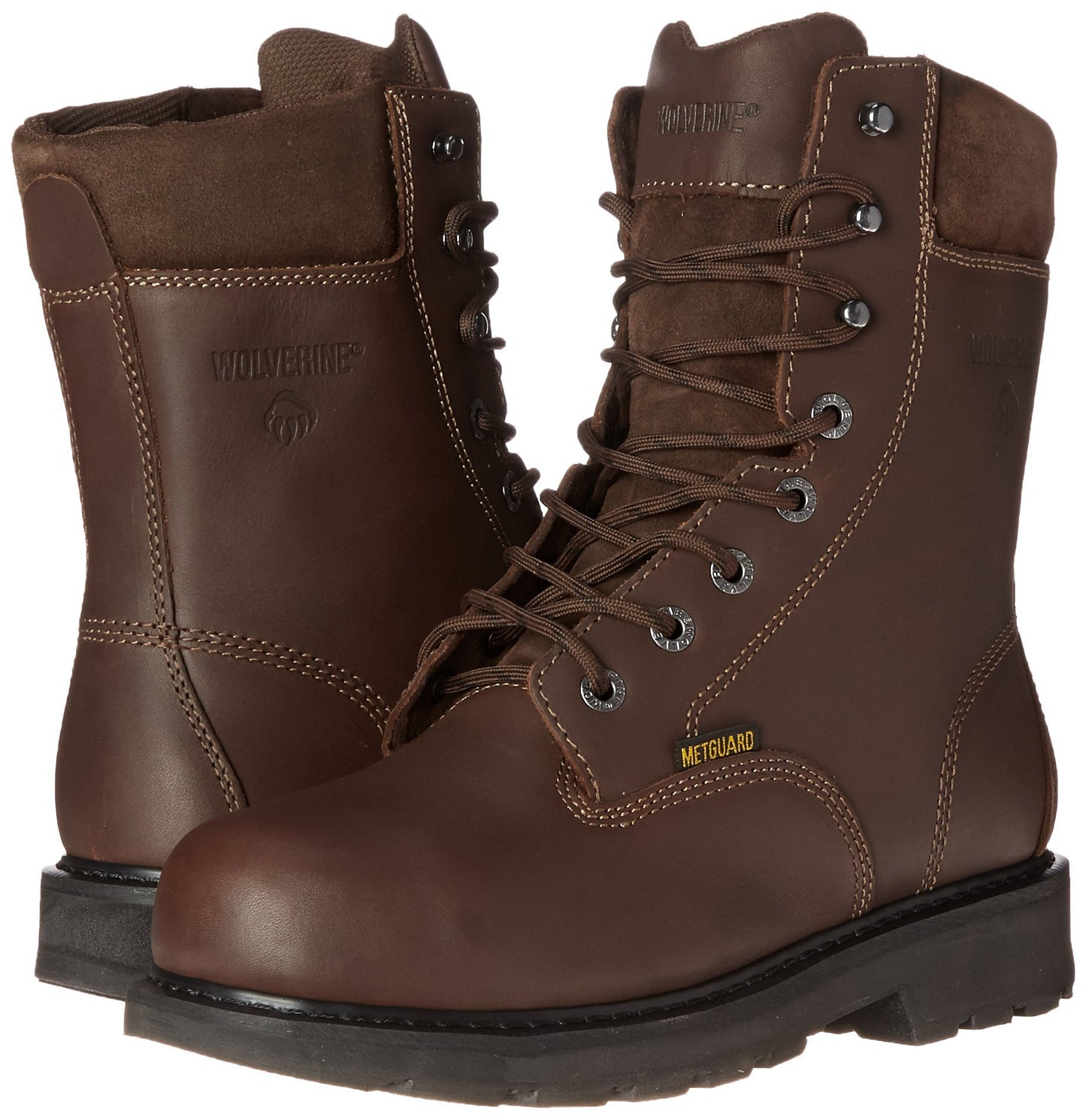 Wolverine Men's CANNONSBURG IM 8" STL Slip RES-M, Brown, 10 M US