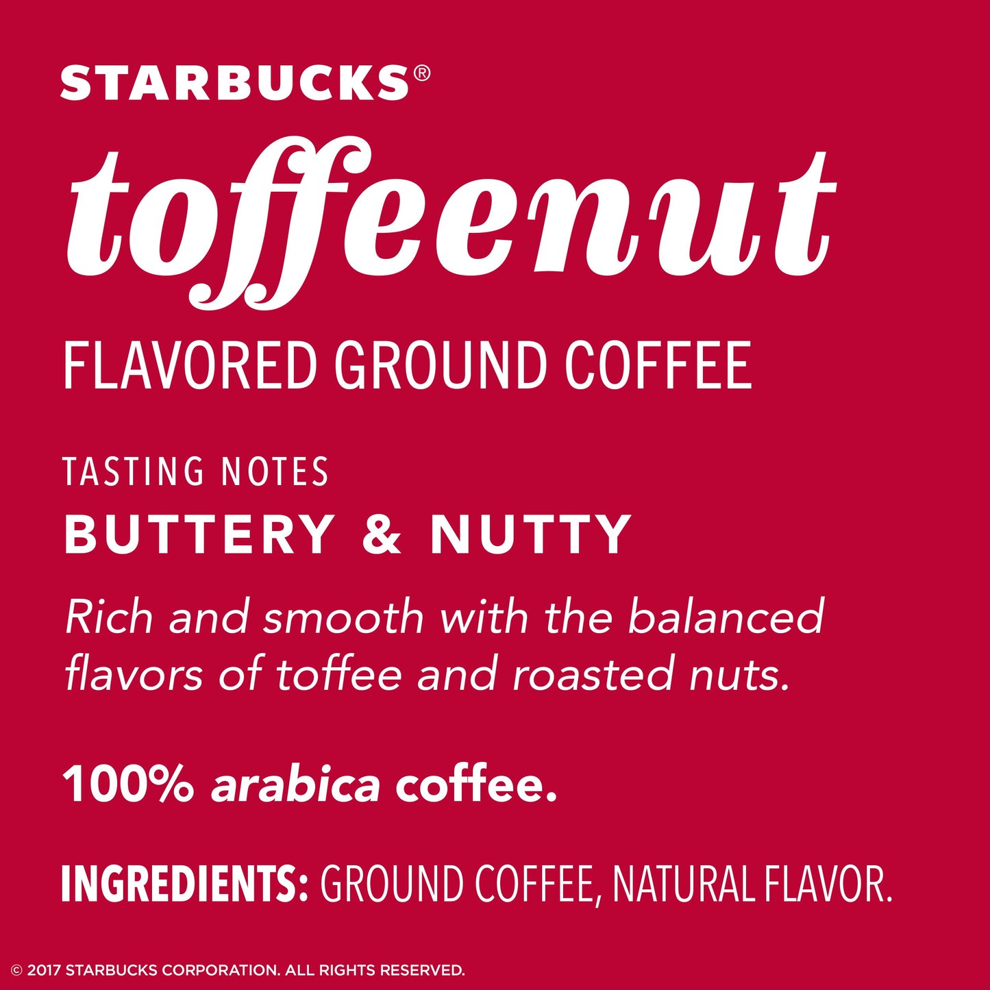 Starbucks Toffeenut Medium Roast Coffee K Cups for Keurig 60 Count BBD Jan 2020