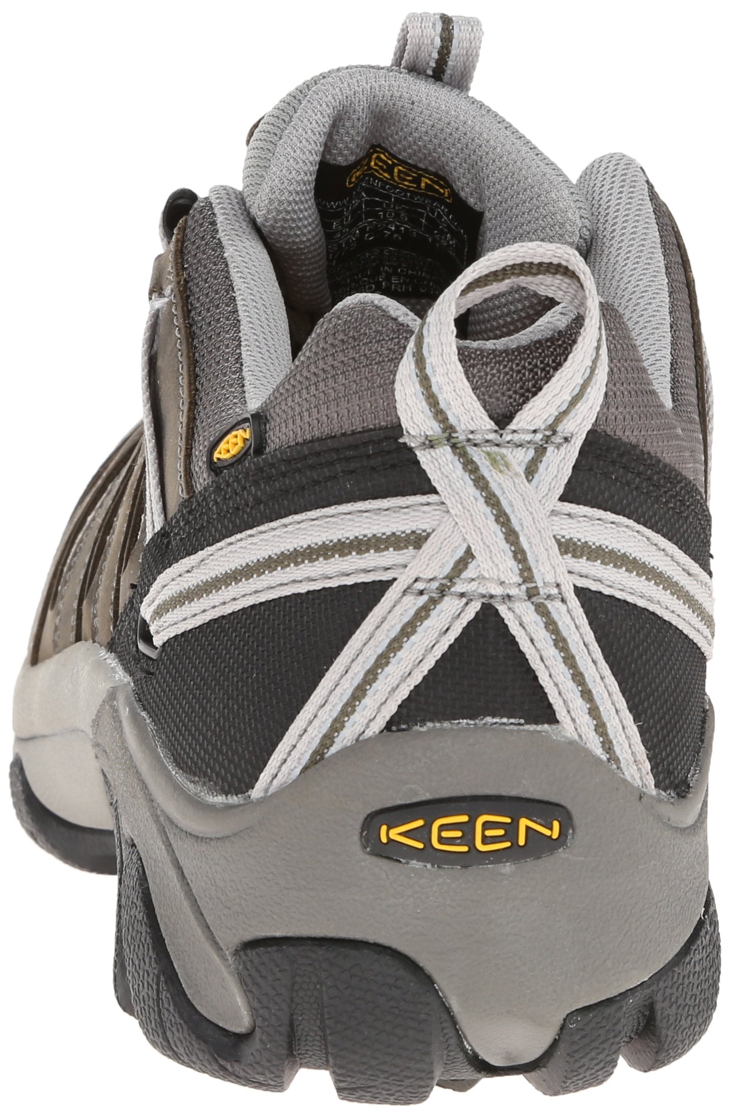 KEEN Utility Men's Flint Low ESD M Steel Toe Work Boot, Gargoyle/Forest Night, 11 D US