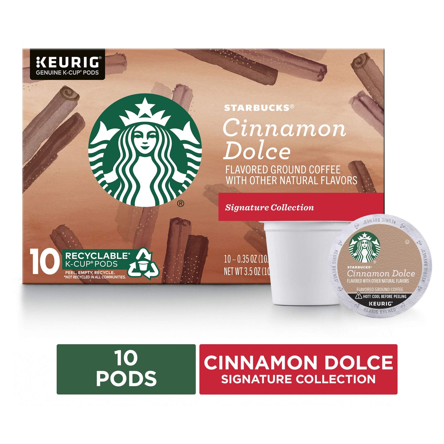 Starbucks Cinnamon Dolce Keurig K-Cups 120 Count Best Before May 2020