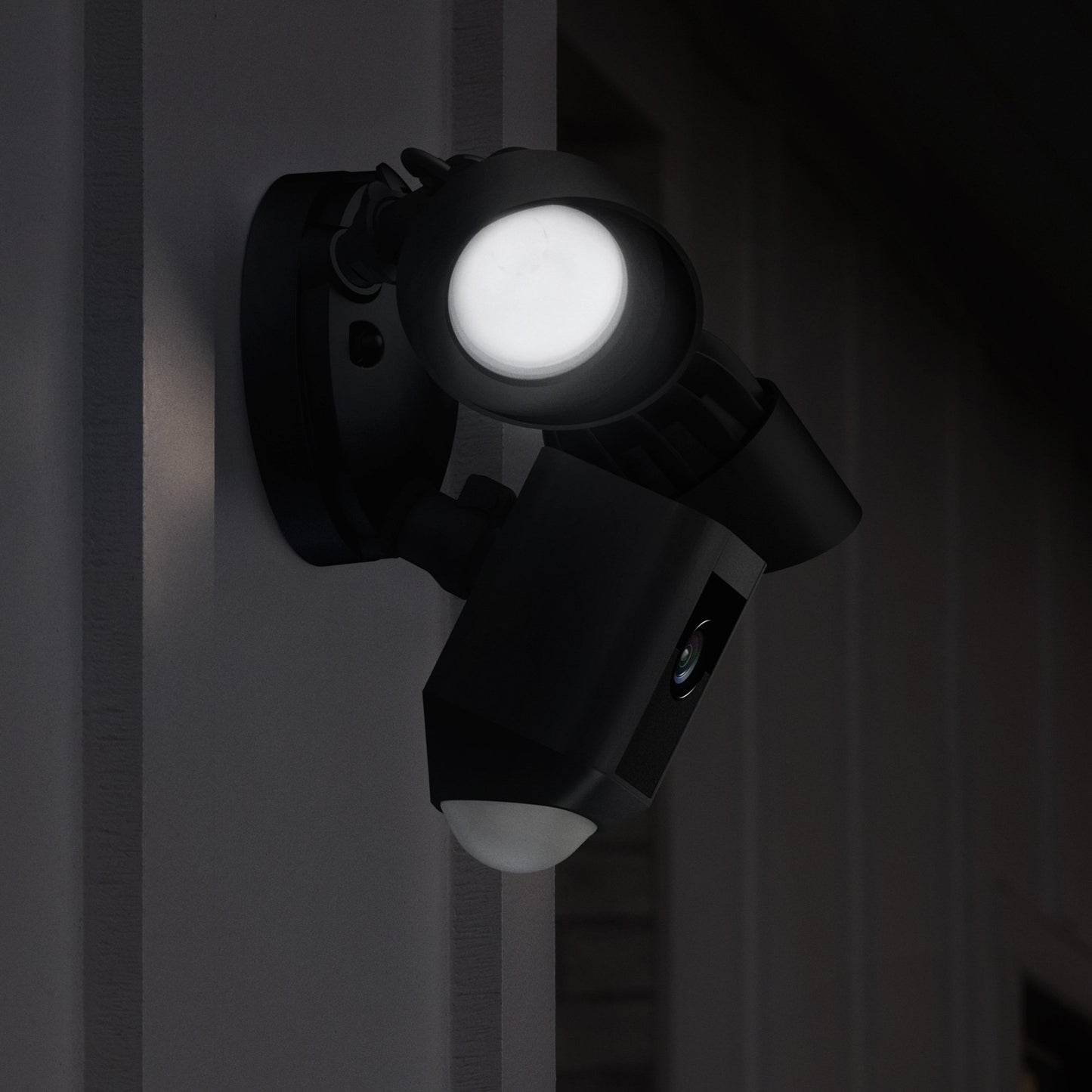 Ring Floodlight Camera Motion-Activated HD Security Cam Two-Way Talk and Siren