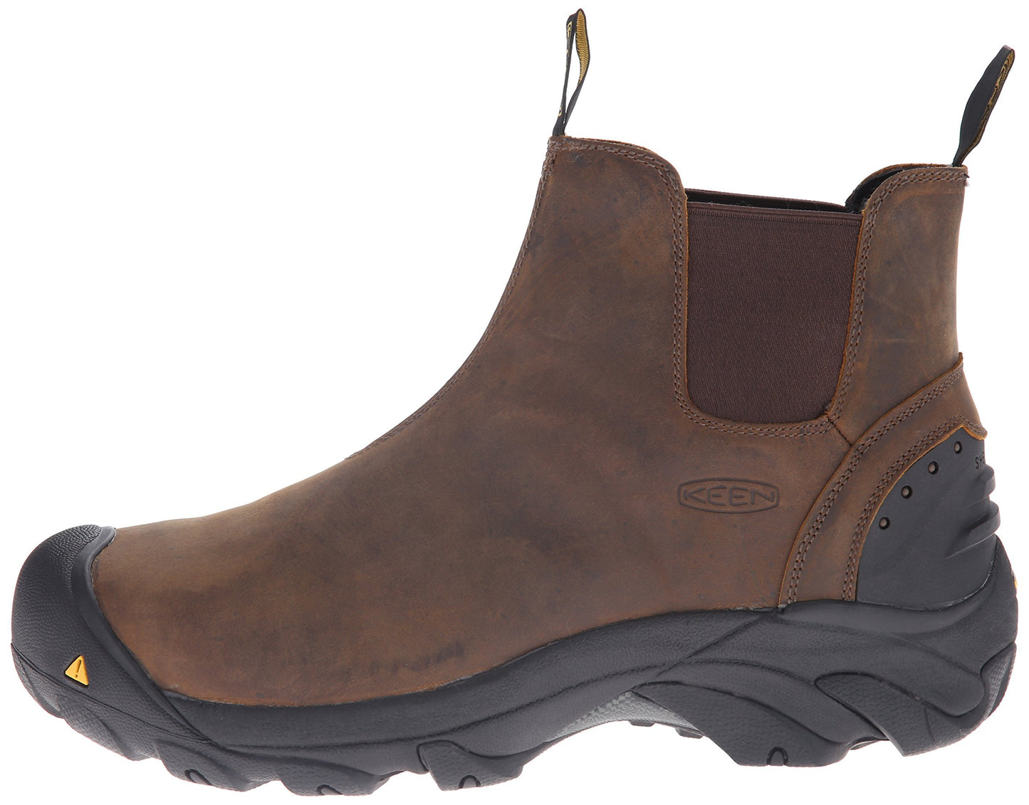 KEEN Utility Men's Detroit Slip-On Work Boot, Cascade Brown, 15 EE US