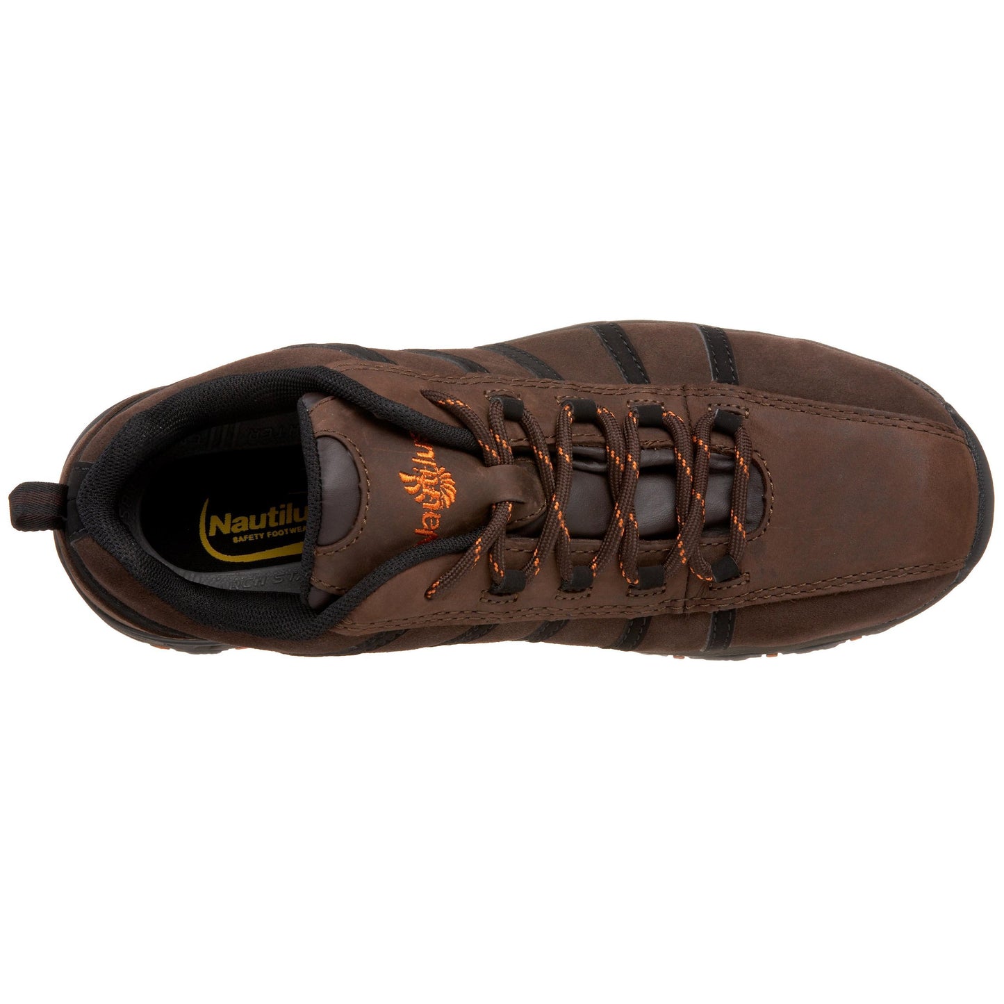 Nautilus 1708 Comp Toe No Exposed Metal EH Athletic Shoe,Black/Brown,11 W US