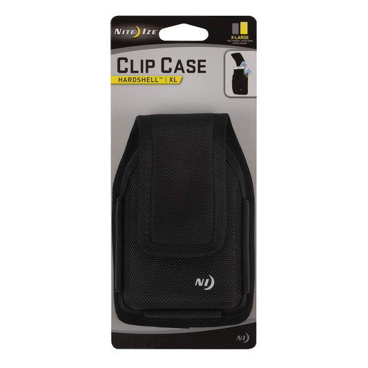 Nite Ize Clip Case Hardshell Phone Holster Clippable Phone Holder XL Black