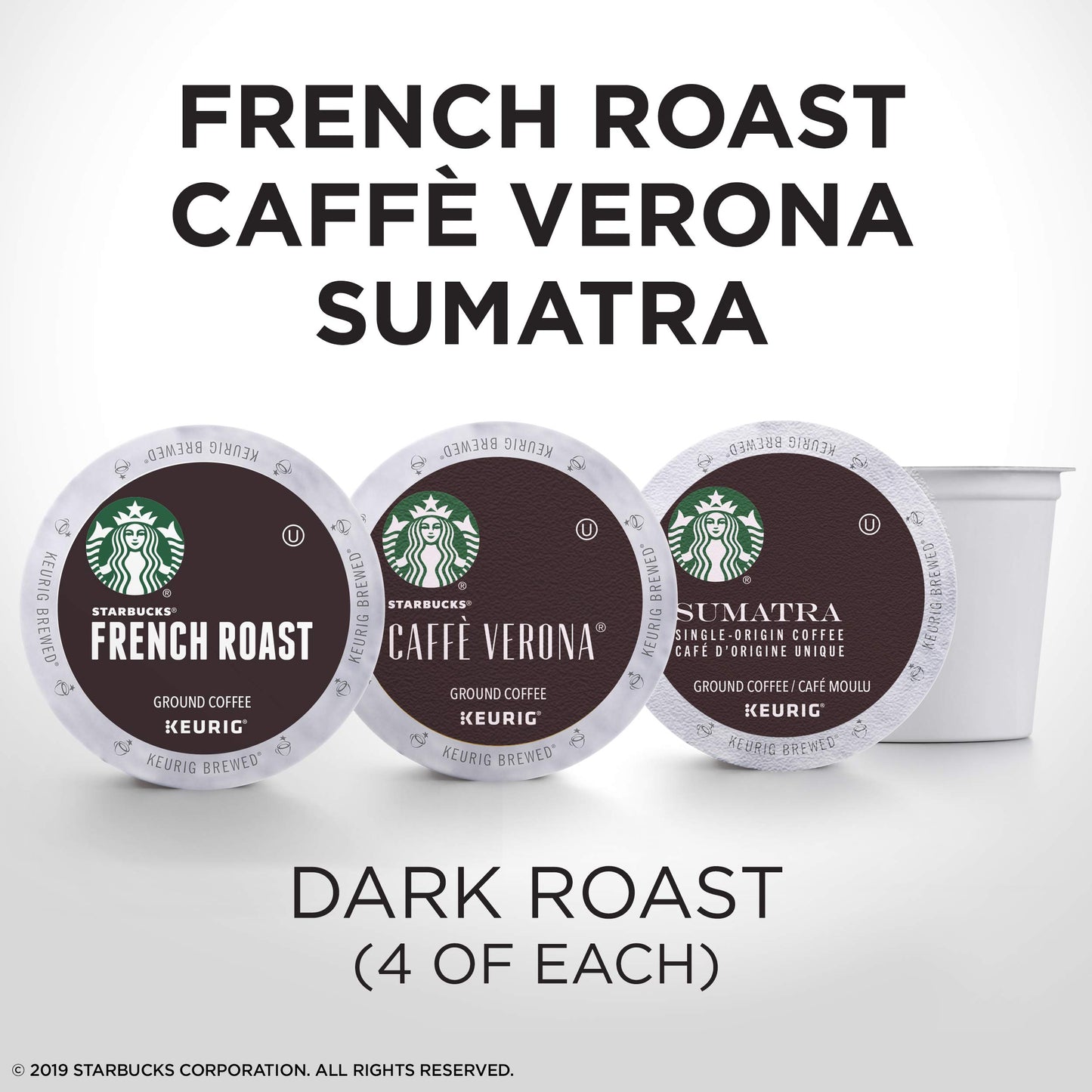 Starbucks Starter Kit Variety Pack for Keurig 80 K-Cups Best Before 10/2019