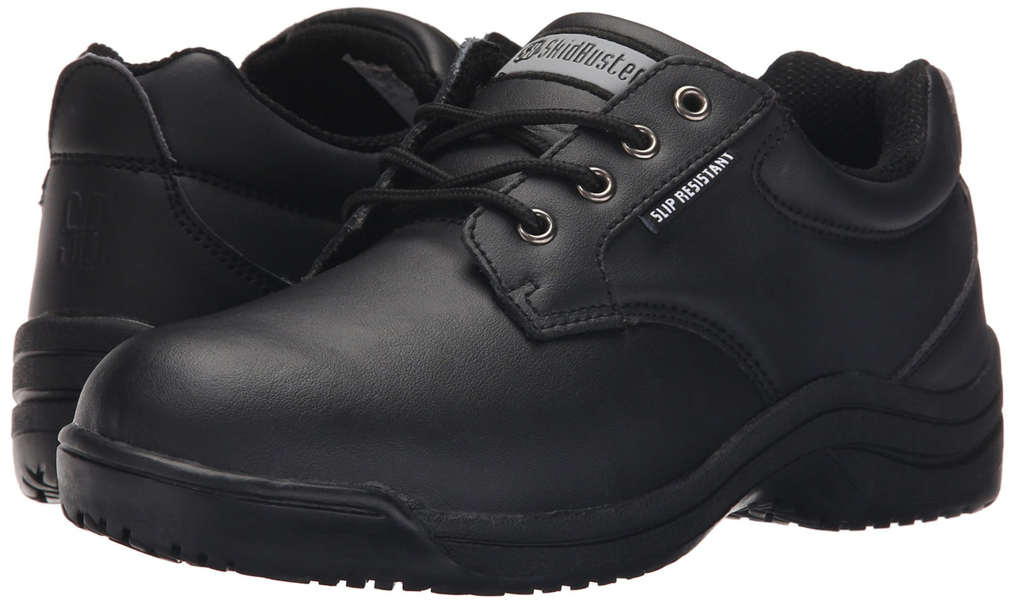 Skidbuster 5071 Men's Leather Slip Resistant Oxford,Black,9 W US