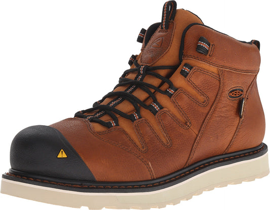 Keen 1013259 Men's Glendale WP Safety Boots - Peanut - 9.5\D