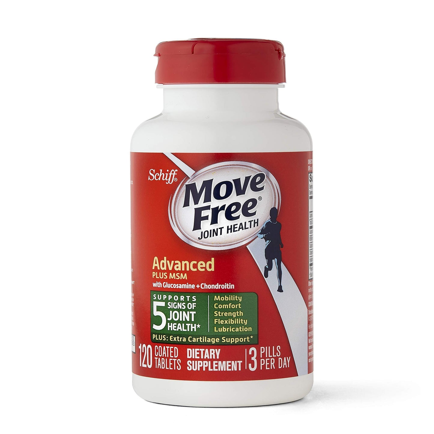 Move Free Joint Health Supplement Tablets, (120 count in a bottle), Supports M..