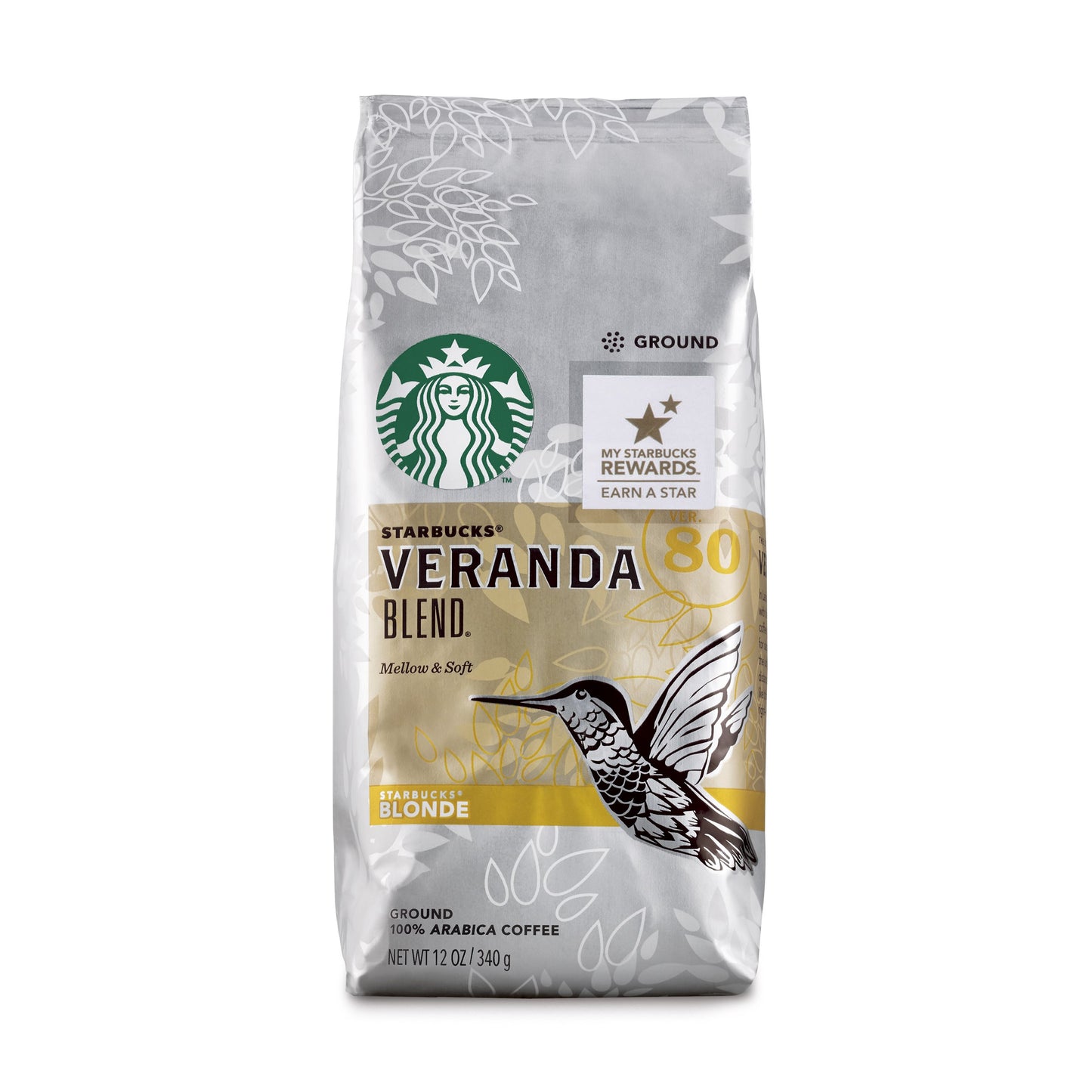 12 PACK Starbucks Veranda Blend Blonde Roast Ground Coffee Best Before May 2020