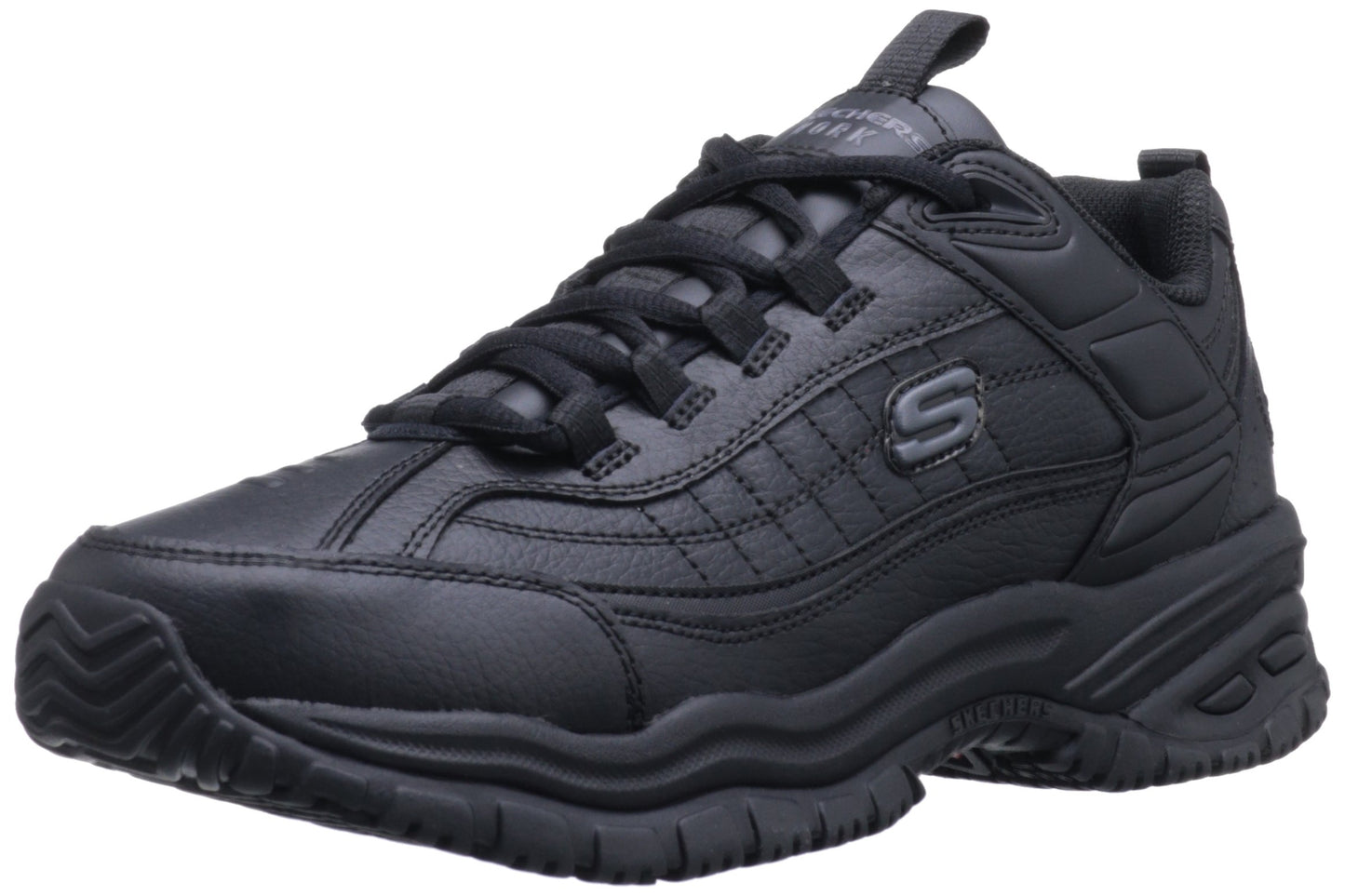 Skechers for Work Men's Soft Stride Galley,Black,12 M US