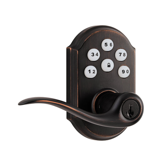 Kwikset 99110-009 SmartCode Electronic Lock with Tustin Lever Featuring SmartK..