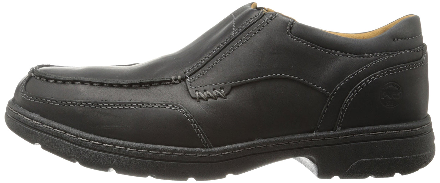 Timberland PRO Men's Branston Alloy Moc Toe S/O ESD Industrial Shoe,Black Distressed Leather,7.5 W US