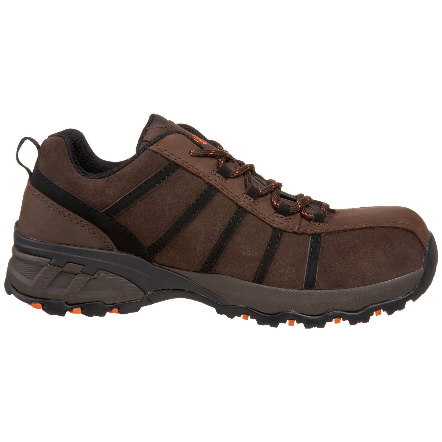 Nautilus 1708 Comp Toe No Exposed Metal EH Athletic Shoe,Black/Brown,11 W US