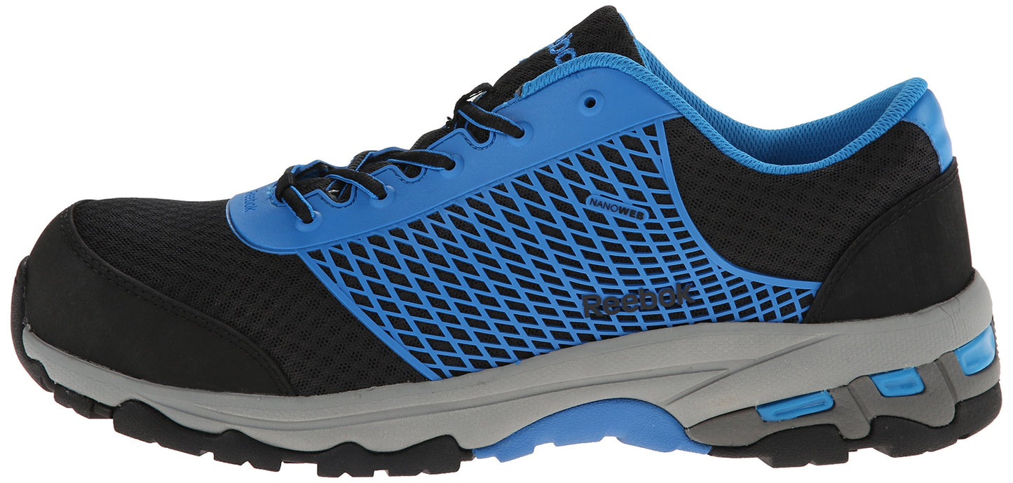 Reebok Work Heckler Black/ Blue Oxford- Size 11 Medium- RB4620-