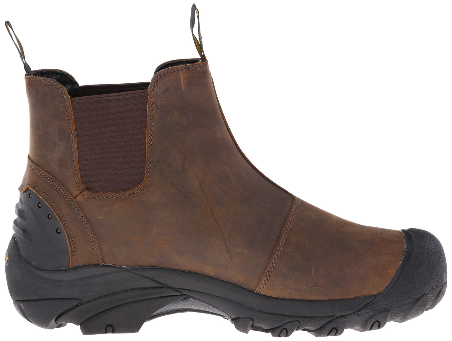 KEEN Utility Men's Detroit Slip-On Work Boot, Cascade Brown, 15 EE US