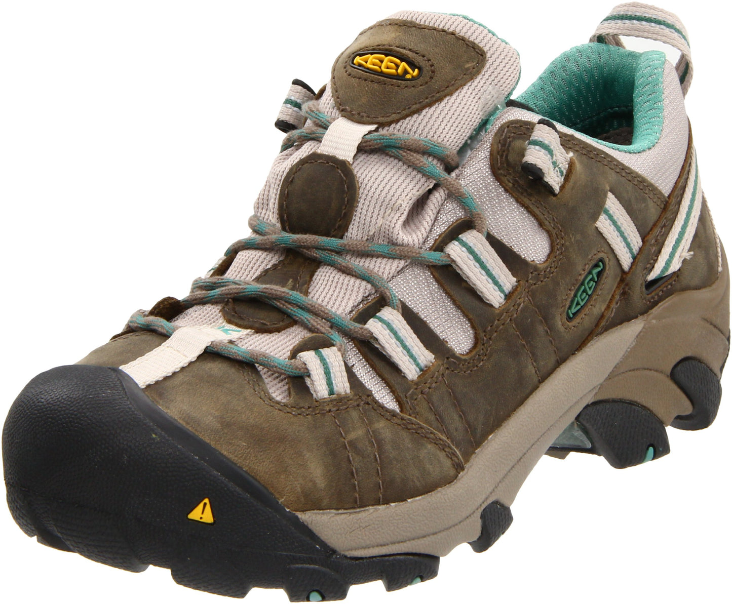 KEEN Utility Women's Detroit Low Steel Toe Work Shoe,Brindle/Deep Sea,8 W US