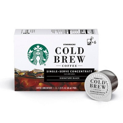 144 Starbucks Cold Brew Medium Roast Concentrate Black Best Before November 2020