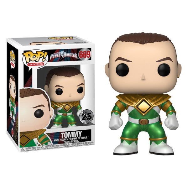 Pop Funko Television Power Rangers: Unmasked Metallic Tommy Collectible Figure,