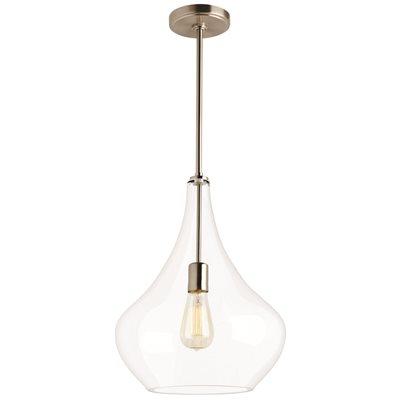 Sea Gull Lighting Mora 1-Light Brushed Nickel Pendant