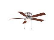 Hugger 52 In. Led Brushed Nickel Ceiling Fan 1002269802