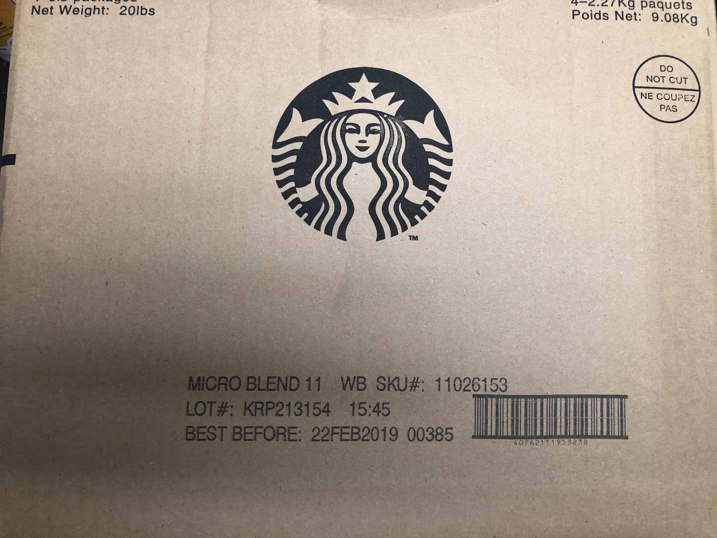 Starbucks Reserve Whole Bean Coffee (Micro Blend No. 11) BBD 2/2019