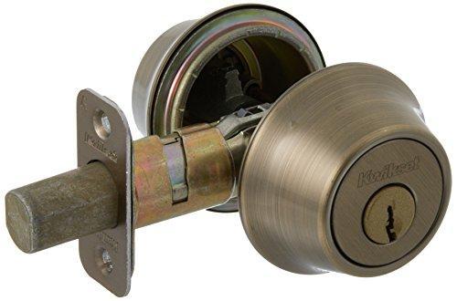 Kwikset 96650-493 Deadbolt Antique Brass Damaged Box