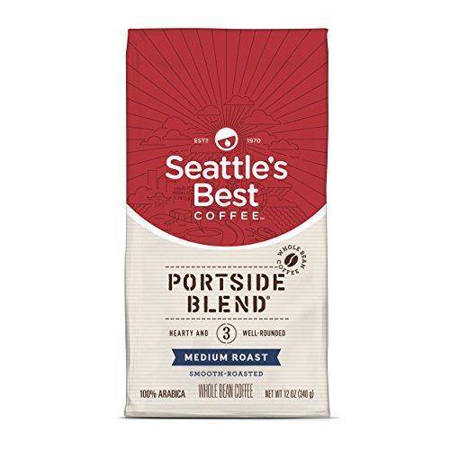 10 LBS Seattle's Best DECAF Portside Level 3 Medium Roast Whole Bean BB May 2019