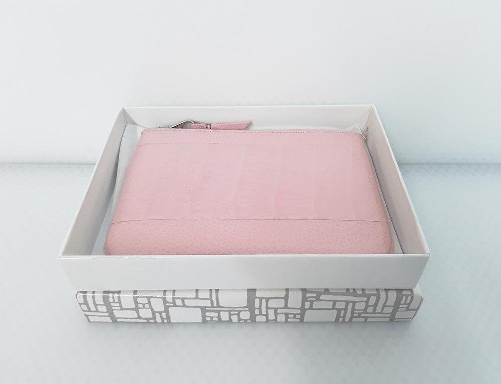 RARE Comme Des Garçons Reptile Patchwork Wallet SA8100RP (Pink)