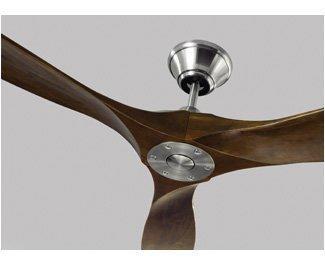 Monte Carlo 3MAVR60BS Maverick Energy Star 60'' Outdoor Ceiling Fan with Remot..