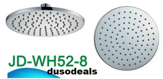 Luxury High Pressured Rainfall Adjustable Chrome Finish ShowerHead