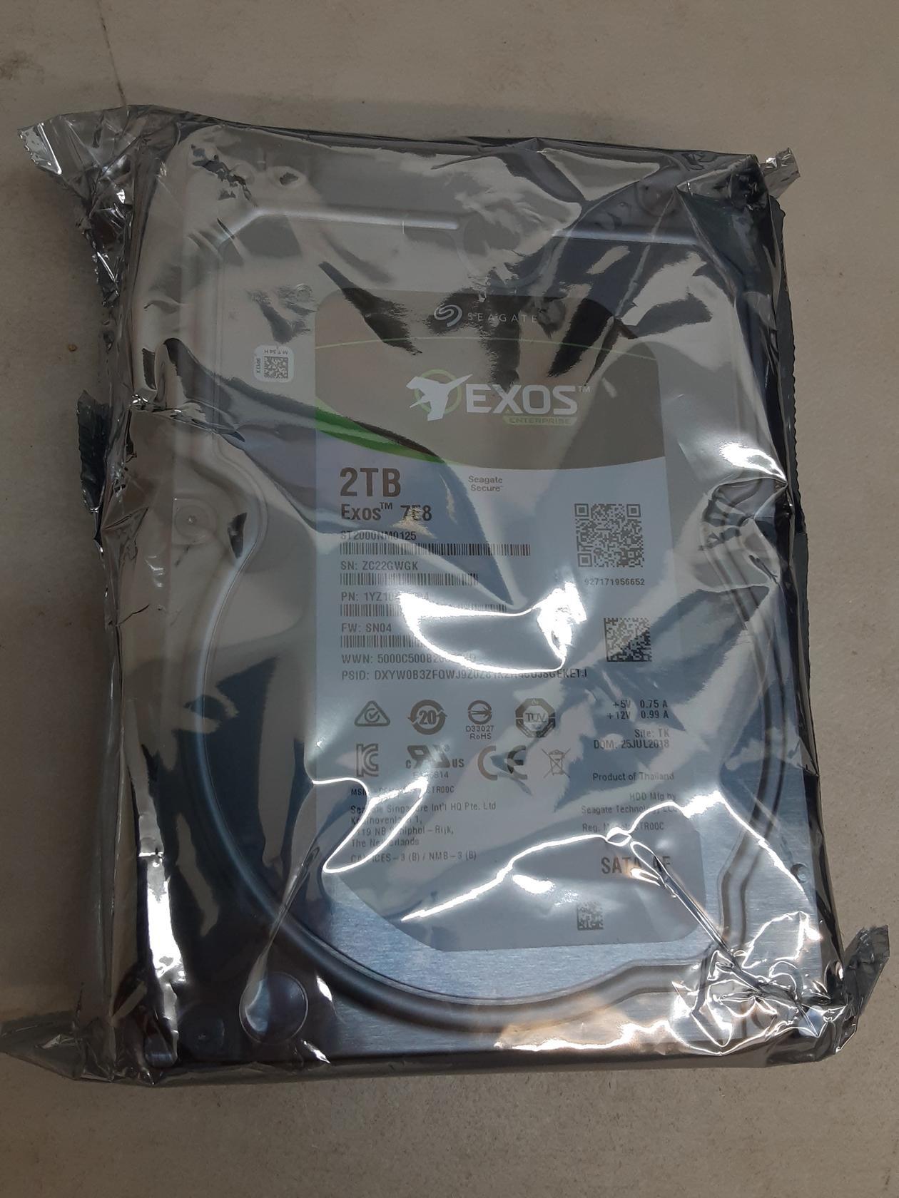 Seagate Enterprise Capacity ST2000NM000A 2TB 7200RPM SATA 6.0 GB/s 256MB