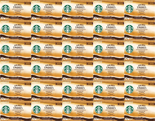 HUGE LOT 300 Starbucks Golden S'mores Blonde Roast K-Cup Best Before 12/2019